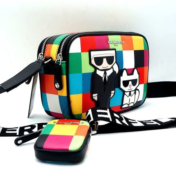 NWT- Karl Lagerfeld - Paris Maybelle Crossbody With Pouch - Picture 1 of 3
